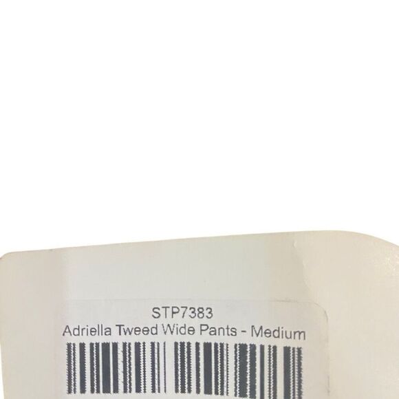 The Native One NWT wide leg adrielle tweed dress pants black medium - Picture 7 of 7